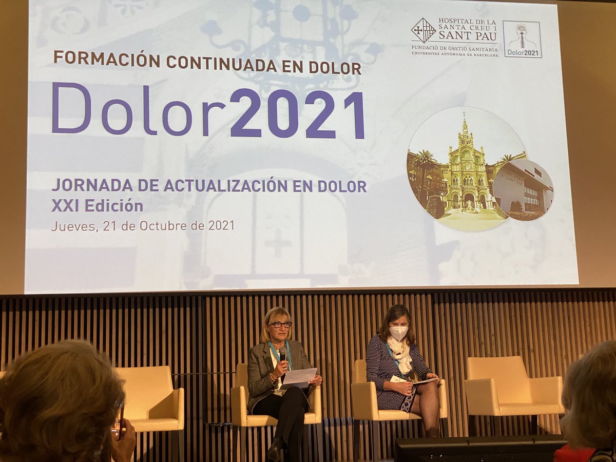 SCARTD_ACM's tweet image. XXI Jornada d’Actualització en Dolor de l’Hospital de Sant Pau. Un referent que torna