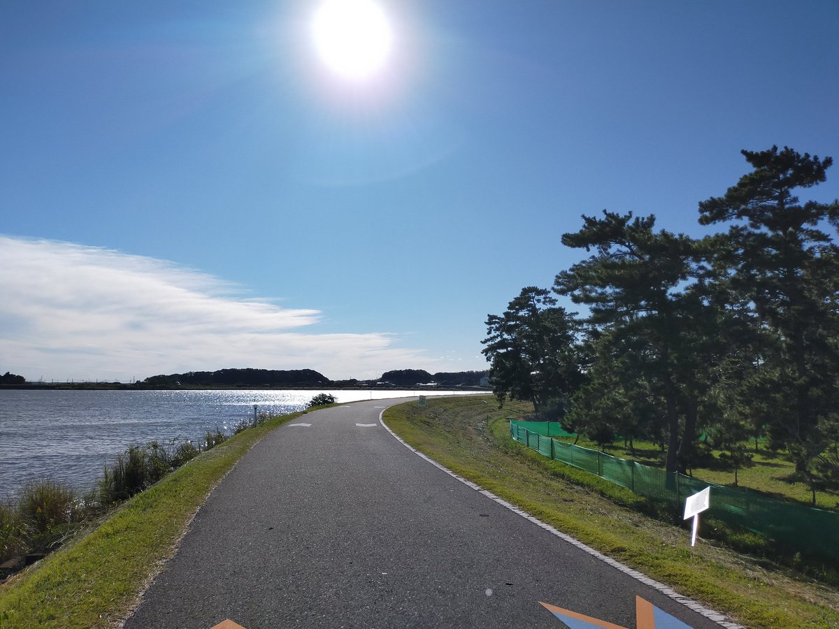 Madam_Fujiko's tweet photo. Lake Kasumigaura which is the second largest lake in Japan and Ring ring road.
It's pretty close to the road from farm inn and guesthouse INASHIKINEST🤗
#LakeKasumigaura #りんりんロード #ringringroad
#INASHIKINEST https://t.co/qun8RRDEhc