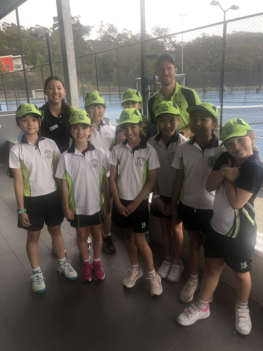 SomerSport's tweet photo. Somerville House Year 4 #tennis team placed 2nd (in a mixed competition) to qualify for QLD primary schools cup state finals. Our 
B team placed 5th - well done and congratulations to all involved https://t.co/j8ukOJgIzv