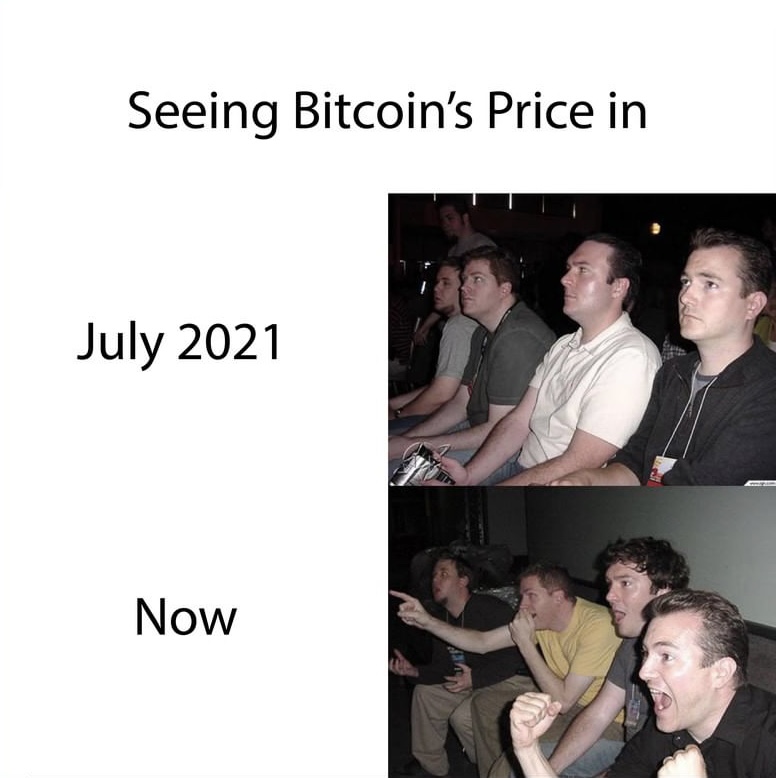 #Bitcoin hodlers be like! 😆