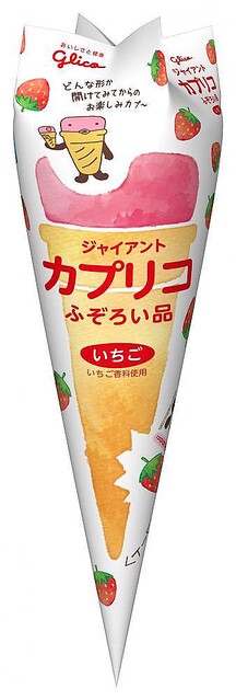 livedoornews's tweet photo. 【明日より】形がふぞろいで販売できなかった『カプリコ』、10本詰め合わせで発売
https://t.co/i5WVZwgGPZ

『ジャイアントカプリコ＜いちご＞』は、チョコを膨らます製造工程でふぞろい品が発生。形はふぞろいだが、おいしさはそのまま。フードロス削減を目指す。 https://t.co/dWAP9IDXwI