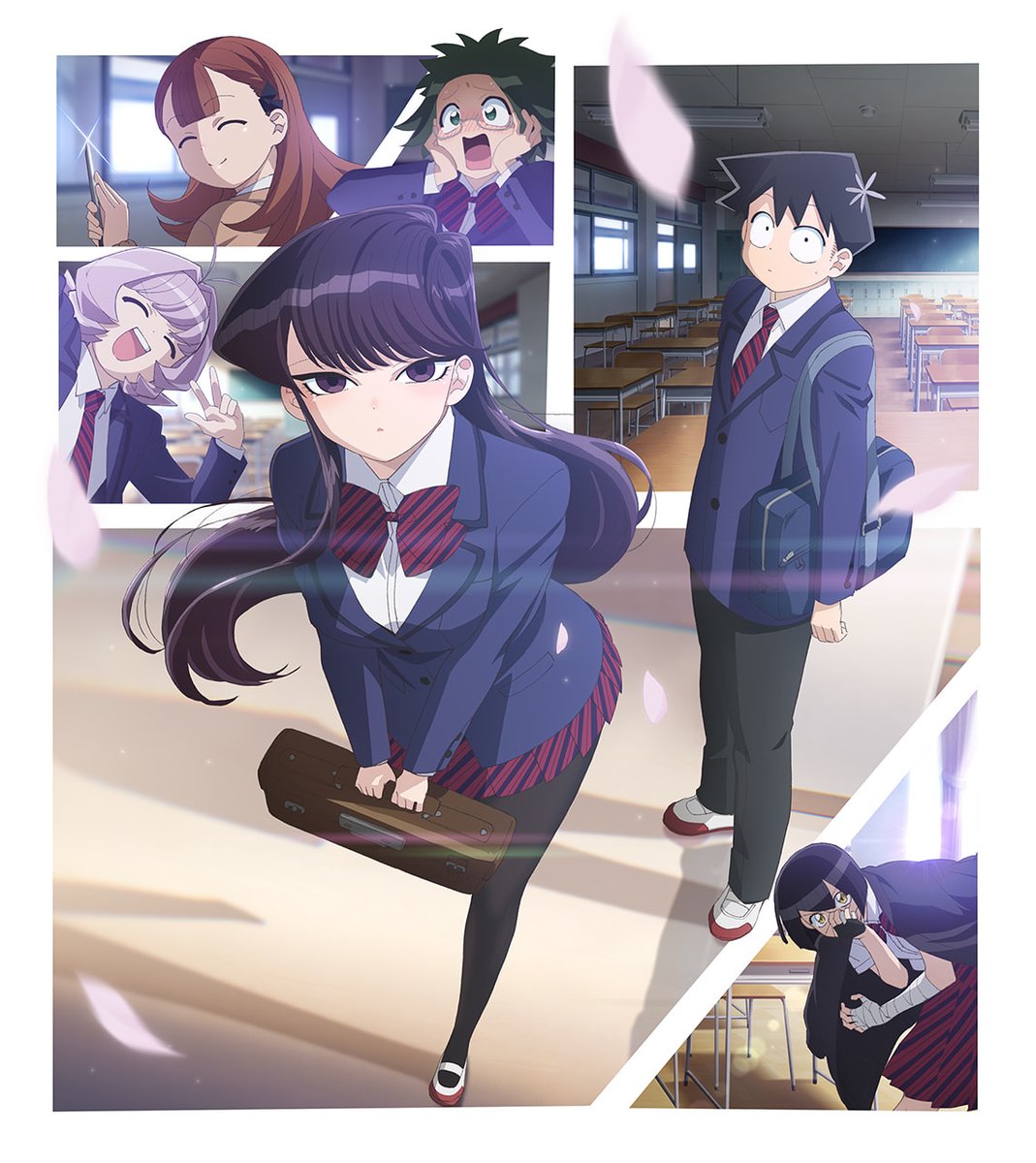 animetv_jp's tweet photo. Komi Can't Communicate is now streaming on Netflix worldwide! New episodes weekly! 

✨More: https://t.co/guNECSBXP8 https://t.co/iIkCuNZtq9