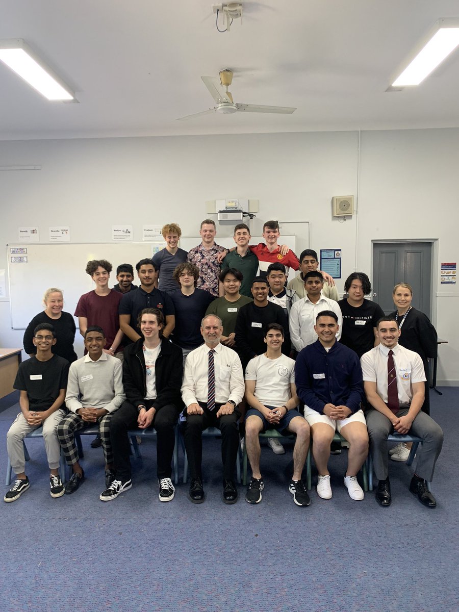 A great Prefect Conference comes to an end. A fabulous team of talented and committed young men ready to serve the school and make a difference. So proud of you all. #excellenceathbhs