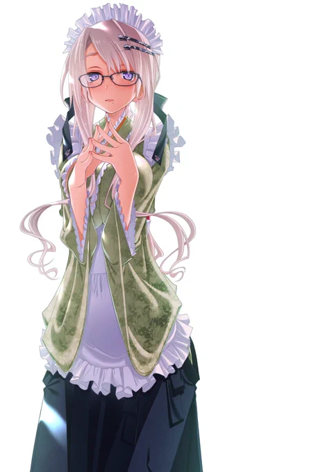 和装メイドさん。 