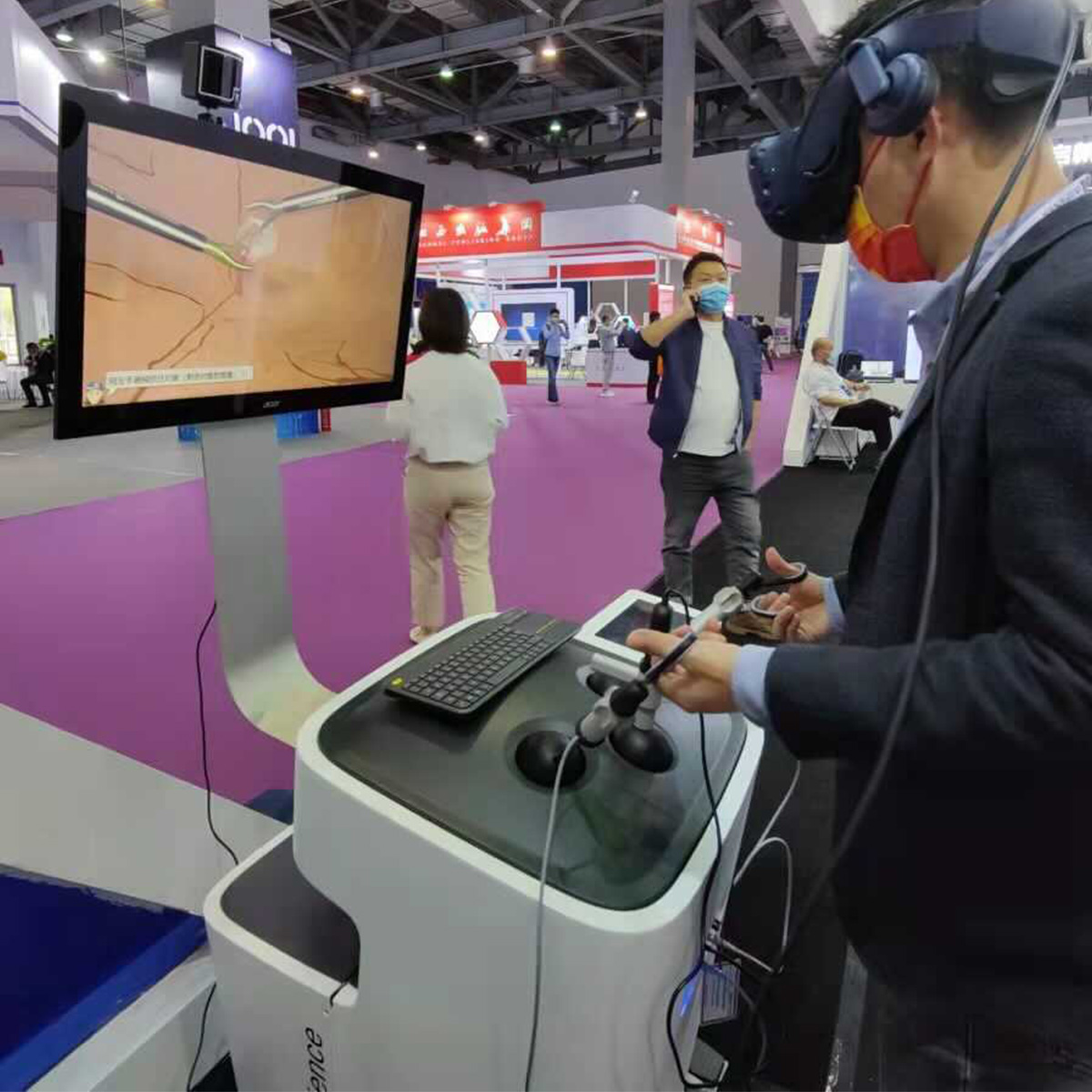 SurgicalScience's tweet photo. A chance for our VR simulators to shine at the World VR Industry Exhibition in China. #FlexVR #LapSim #surgicaltraining #MedEd
With some great promo on Chinese TV!
https://t.co/aMZFGRJWcx
Want to know more about our simulators?
https://t.co/X7w84U5DZi https://t.co/HTw5PO1f2q