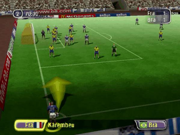 Retweet if you remember the huge arrow on FIFA '98? What a game!