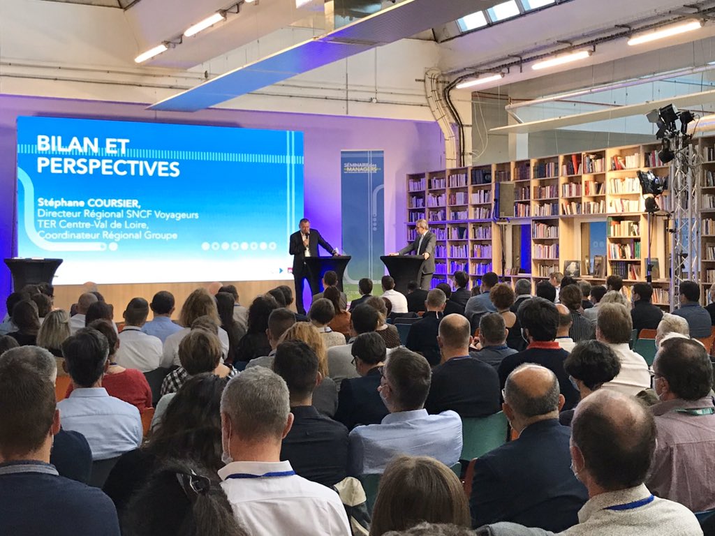 Séminaire des Managers 2021 #TERCentreValdeLoire à la Cité de la création et de l’innovation <a href="/mametours/">MAME</a> c’est parti ! <a href="/SNCFVoyageurs/">SNCF Voyageurs</a> <a href="/jamougenot/">jamougenot</a> <a href="/RCValdeLoire/">Région Centre-Val de Loire</a> @RemiCVDL