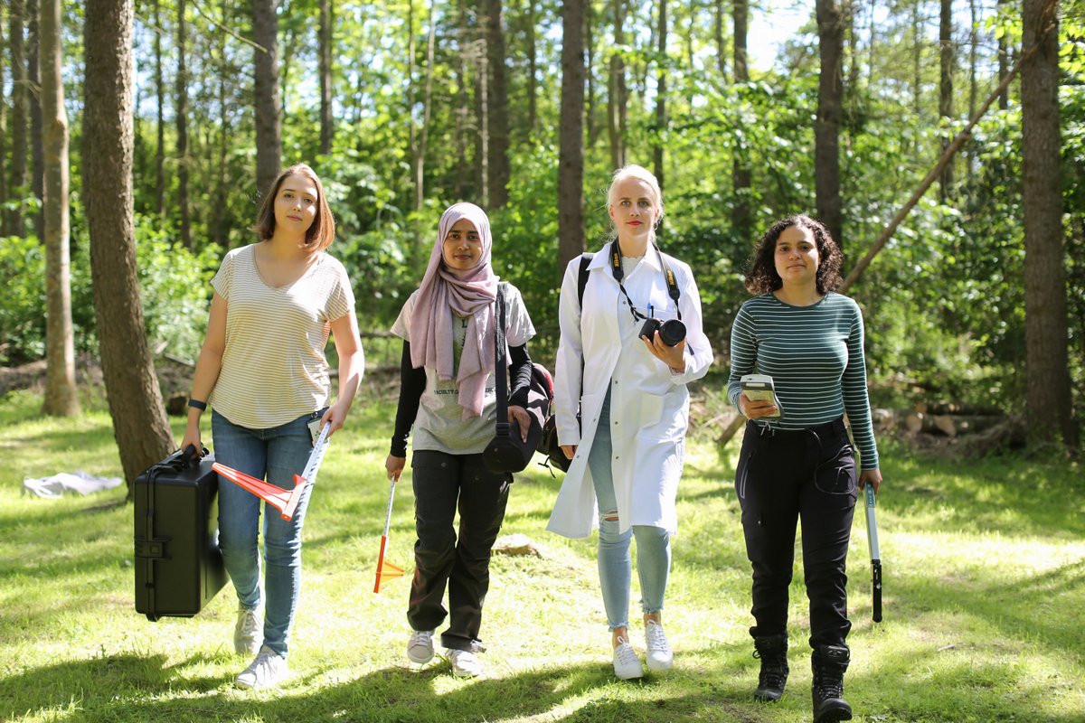 To show women's empowerment in the forestry sector, NYKS is publishing an annual calendar for 2022 with women working in different sectors of forestry. I am very glad to be a part of this great project. Here we are, four Ph.D. students, from SLU as a cover photo for October 2022.