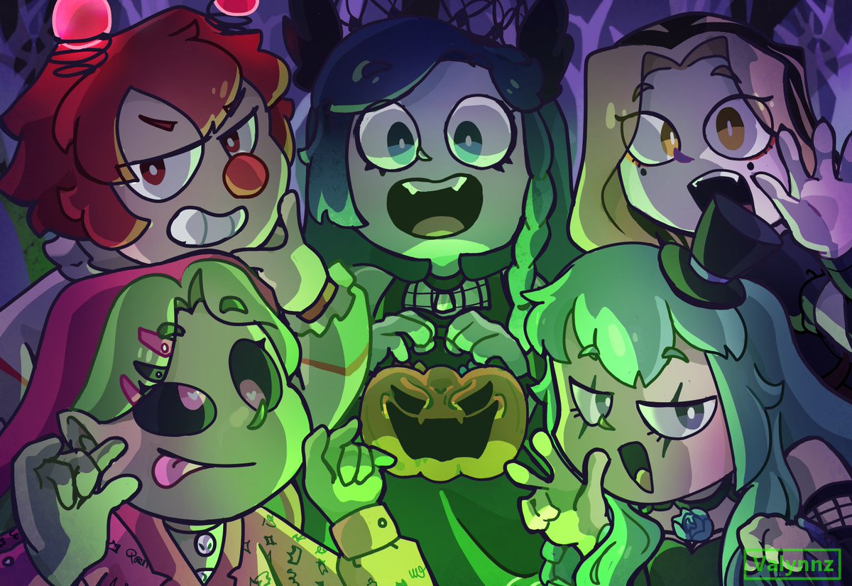 valynnz's tweet photo. oOOooo~👻

@ItsFunneh @GoldenGlare_ @Lunar3clispe @RainbowsYT @DraconiteDragon @KREWxKF 
#krewfanart #fanart https://t.co/TVeHApRKQx