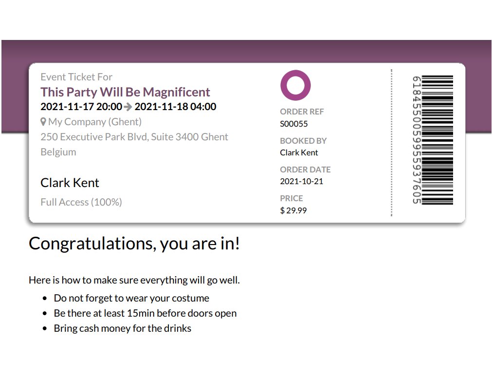 LNAodoo's tweet image. Say you organize an Event,
Be it in Brasilia, Kigali or Ghent.
You&apos;ll want the tickets that&apos;ll be sent,
To have some customizable content.

Here you can add advertisement,
Tips about parking spaces to rent.
Or maybe you&apos;ll put the accent
On something awesome you will invent.