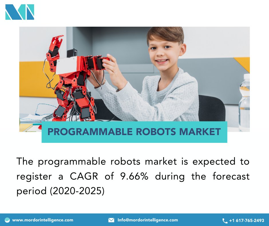 MordorIntel's tweet image. The rising popularity of activity-based learning is expected to augment the growth of the programmable robots' market in the education sector
Learn more: bit.ly/3iSzJ5W
#programmablerobots #roboticsmarket #automation #robotmarket #marketresearch #researchreports