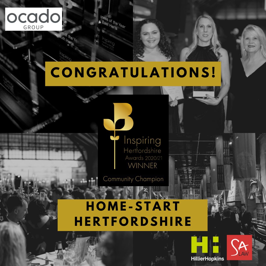 InspiringHerts's tweet photo. Congratulations @HomeStartHerts our #InspiringHerts21 Community Champion winner!
Sponsored by @OcadoGroup
“Home-Start Herts is clearly an amazing charity that is having a really positive effect on families across Hertfordshire"
#10YearsofInspiringHerts
https://t.co/Zg06y5hjPa https://t.co/yaSYUHZeDy