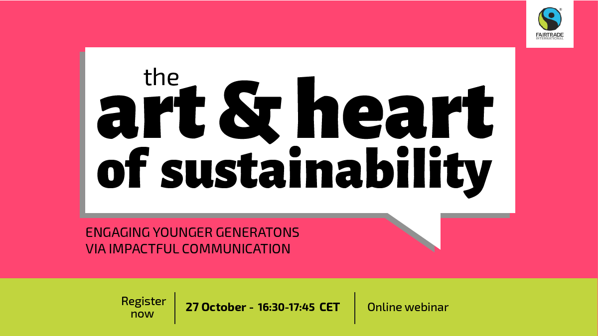 FAIRTRADE's tweet image. 🚨 WEBINAR ALERT

How do you cut through the noise in the constant cluttered environment of someone’s browser?

This webinar will tap upon effective communication to engage with younger generations. 

📅 When? 27 Oct 4:30-5:40 CET

Speakers and info: fairtr.de/kuv