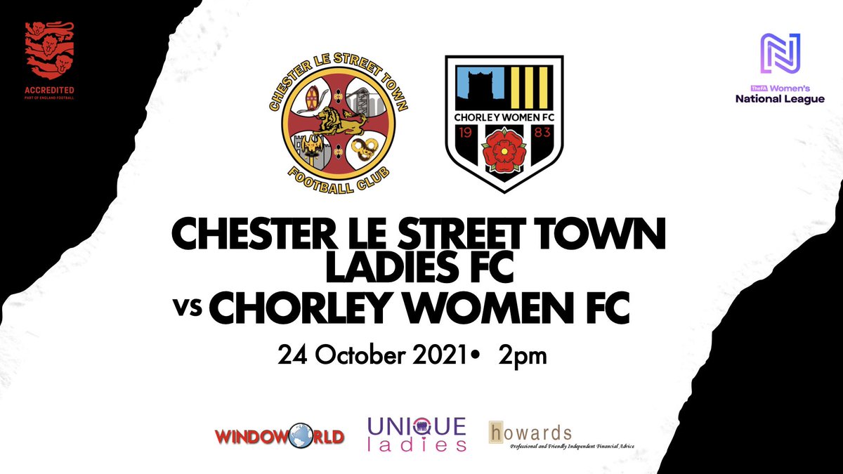 Chorley Women FC (@chorleywomenfc) on Twitter photo Back in action ๐
After two weeks with no fixture we are back in action against @CLSTladies1
The @VitalityWFACup Third Qualifying Round Tie is set to be a difficult tie as the <a href="/FAWNL/">FA Women's National League</a> sides go head to head.
๐ค๐ค Back in action ๐
After two weeks with no fixture we are back in action against @CLSTladies1
The @VitalityWFACup Third Qualifying Round Tie is set to be a difficult tie as the <a href="/FAWNL/">FA Women's National League</a> sides go head to head.
๐ค๐ค