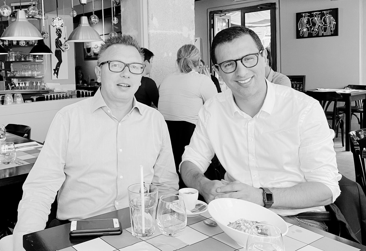 ali_jiar's tweet photo. Déjeuner et échanges très riches avec @ChabanierCFTC président dynamique du @SyndicatCFTC https://t.co/UpfyYAkoPE