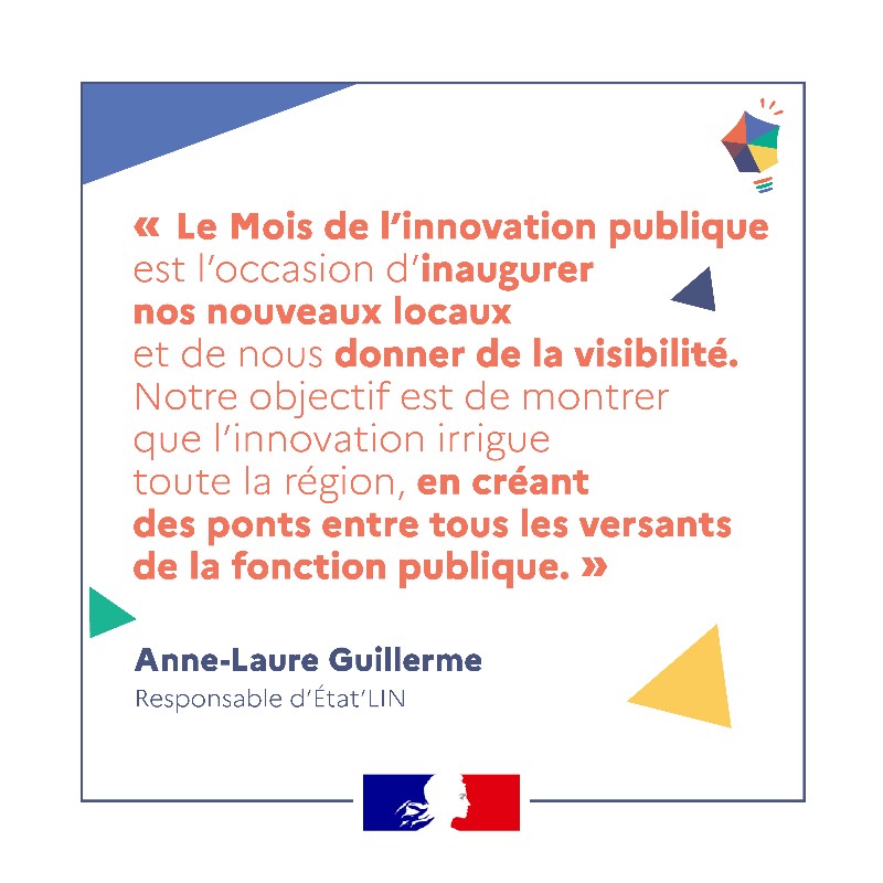 _DITP's tweet photo. Le #Moisdelinnovationpublique c'est l'occasion de donner de la visibilité à vos projets d’innovation publique ! Comme #EtatLIN, les labs d'innovation publique se mobilisent partout en France. Référencez votre événement sur le site de la @_DITP 👉https://t.co/pjw9kYmxI3