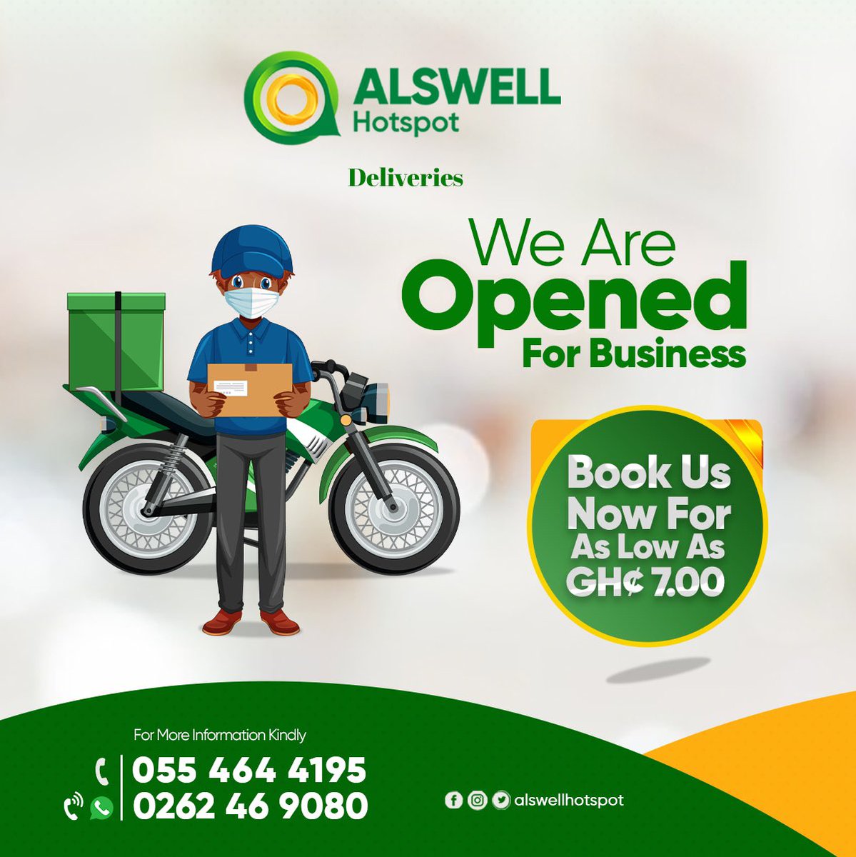alswellhotspot's tweet photo. We are available. 
#Nungua #Teshie #Labadi 
#FreeShattaWale #RYSENSHYNE 
| Pokuase | Accra 🛵📝 https://t.co/Kk8wCNdVTd