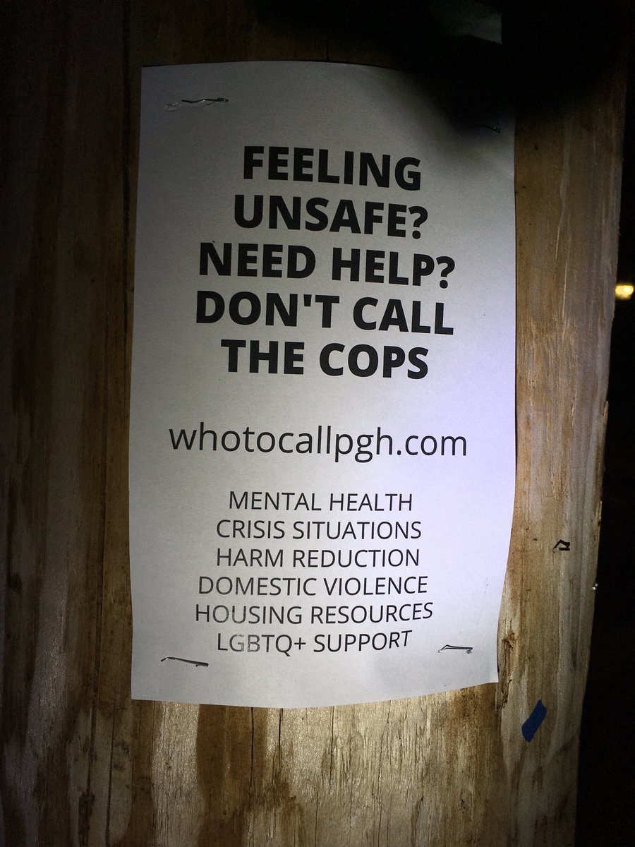 PghAutonomy's tweet image. [anonymous submission received 10.19.21]
"Hi, friends. Just wanted to share some pictures of flyers that I made and have been hanging around Bloomfield the last few days. Two versions for two target audiences."