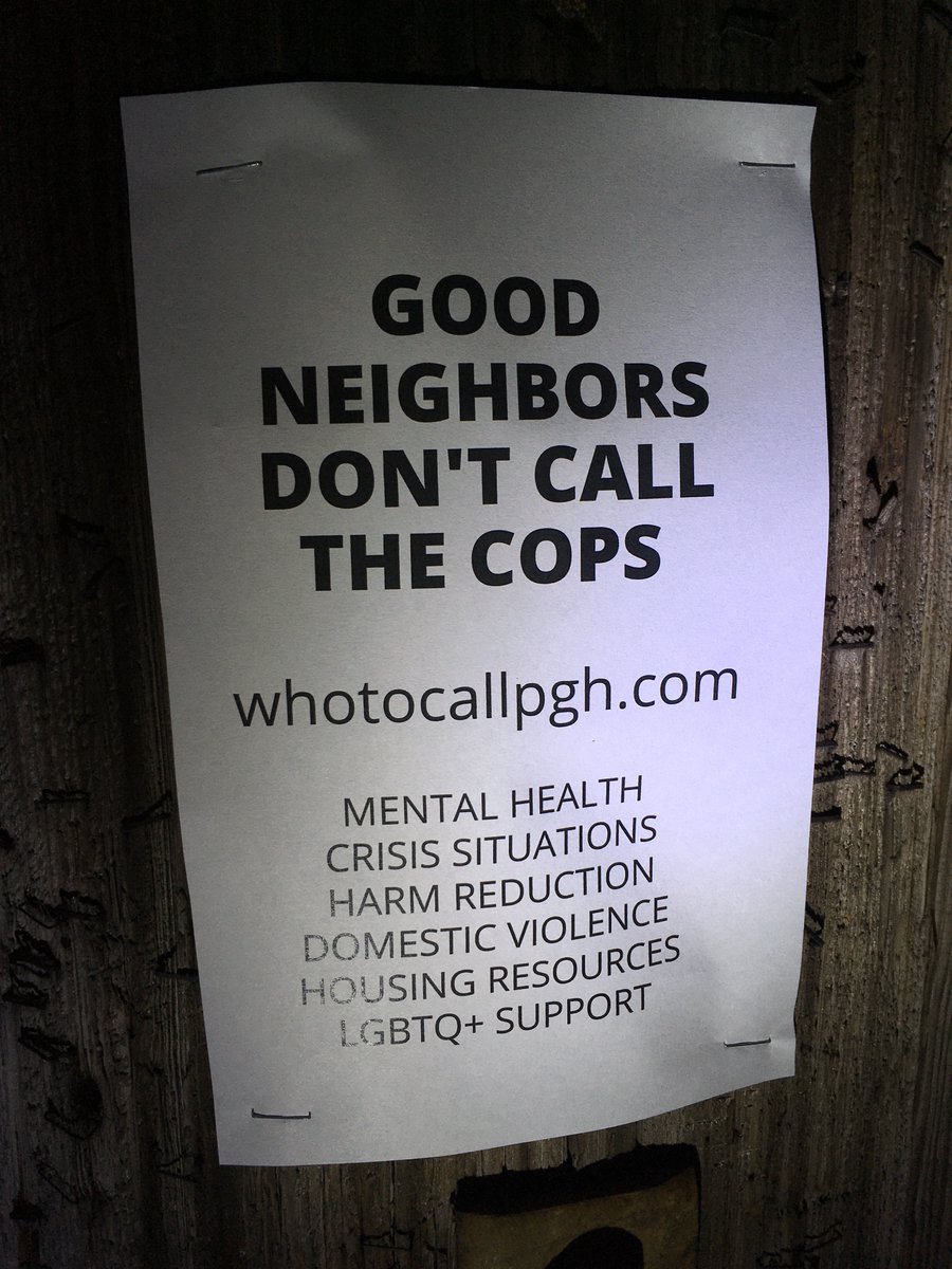 PghAutonomy's tweet image. [anonymous submission received 10.19.21]
"Hi, friends. Just wanted to share some pictures of flyers that I made and have been hanging around Bloomfield the last few days. Two versions for two target audiences."