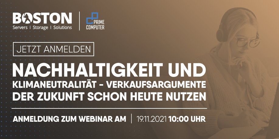 BostonGermany's tweet photo. Nachhaltigkeit und Klimaneutralität in der IT: Holen Sie sich überzeugende Verkaufsargumente in unserem Tech-Update, die Sie schon heute nutzen können.

Wir freuen uns darauf Sie zu begrüßen: https://t.co/rGp6nrEau2

#bostongermany #primecomputer #nachhaltigkeit #innovation https://t.co/UDypBZQ6Nu