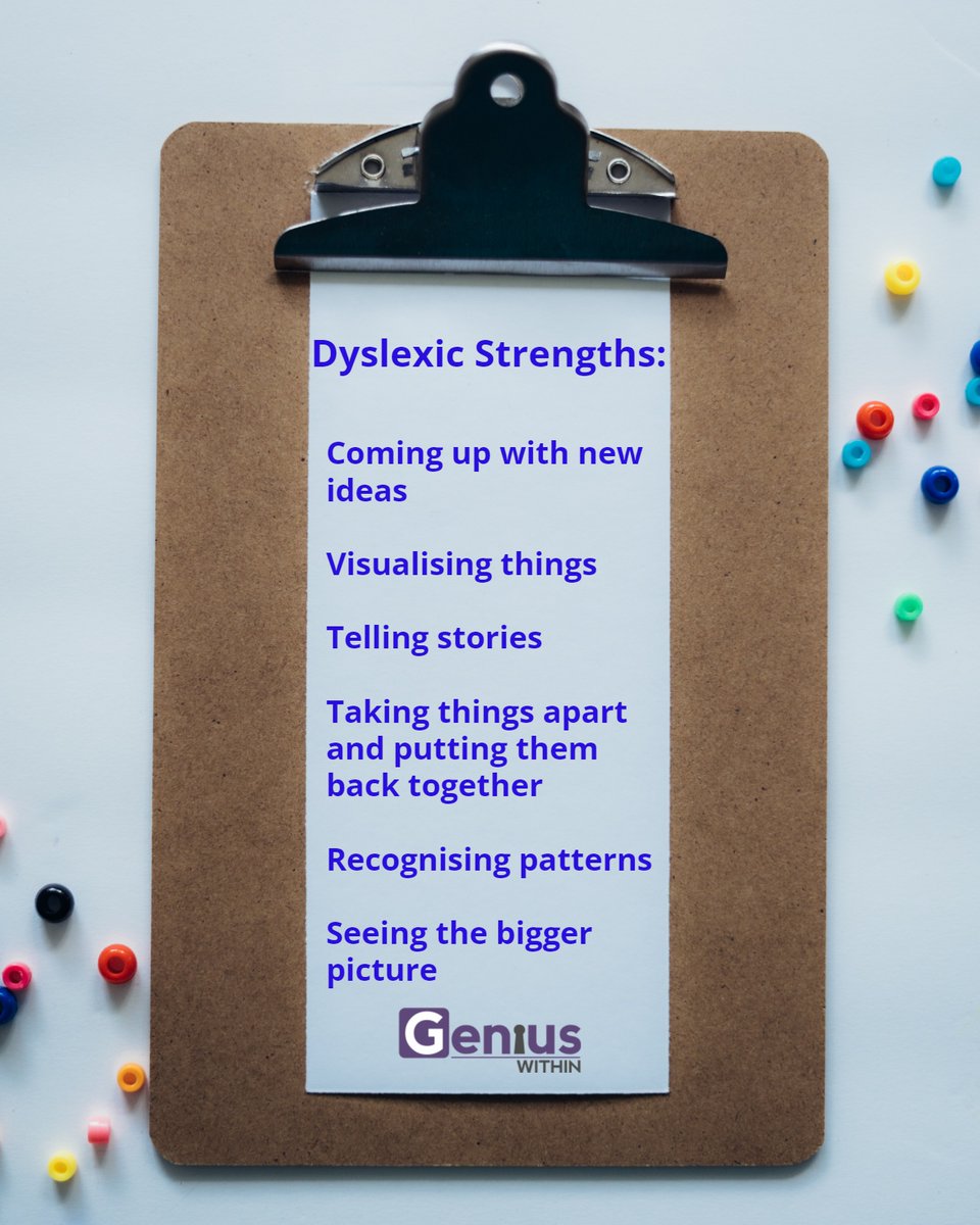 Here is the second set of awesome #Skills associated with #Dyslexia!