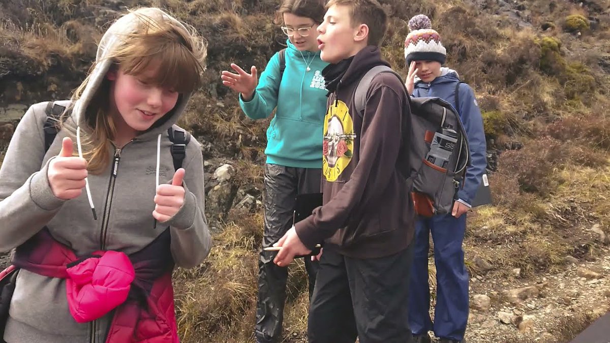 JohnMuirTrust's tweet photo. Great wee video from S1 Pupils at Sir E Scott School about their John Muir Discovery Award! Over 4 days, they discovered and explored the stunning landscape, environment and heritage of the Isle of Harris.
#JohnMuirAward #WildAction #Harris https://t.co/KMoO8GOtpf https://t.co/bfEVPH2l2q