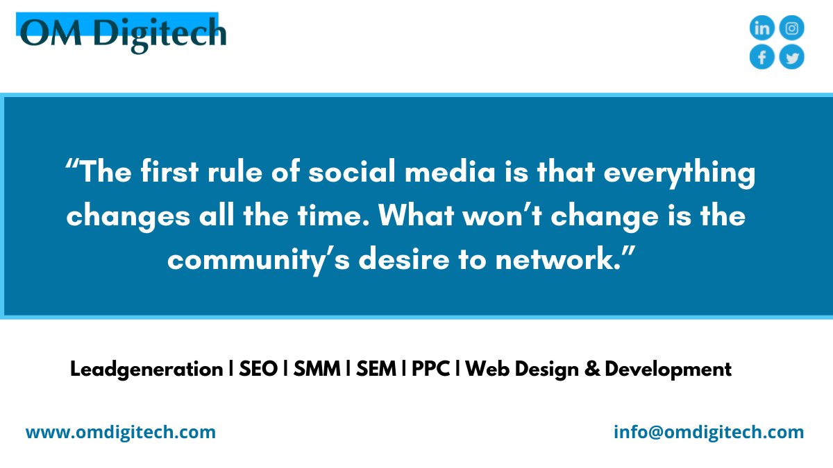 omdigitech's tweet photo. Thumb rule of Social Media also holds strong over the years 
#SEO #SMM #PPC #consumerengagement #digitalmarketing #marketing #omdigitech #onlinemarketing #ads #ROI #contentwriting #contentmarketing https://t.co/eIBP7qfdMi