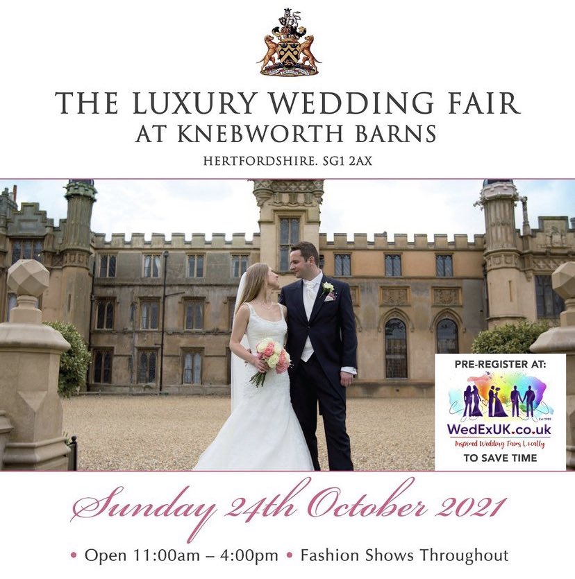 This is definitely a show not to miss! Come and see us, along with many other exhibitors at this fabulous event. The doors are open from 11am until 4pm and entry is free!  #bedfordshirewedding #bedfordshirebride #bedfordshirebrides #hertfordshireweddings #hertfordshirebride