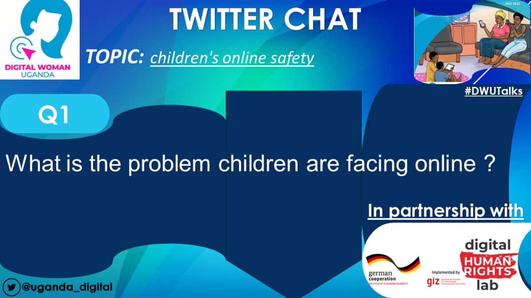 uganda_digital's tweet photo. Q1: What is the problem children are facing online ? #DWUTalks @encryptUg @DliDigital @Diplomat_Inno @anormanangel @dhrlab @UCC_ED https://t.co/VzpIfeZxuR