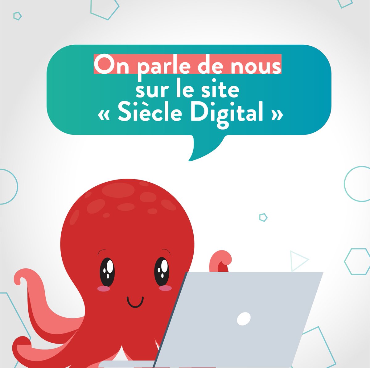 MerciSovalis's tweet photo. 🐙📰 Solency est au cœur de l'actualité !
Nous sommes mentionnés dans le nouvel article du @Siecledigital juste ici 👉 https://t.co/VjjFRpt8ZH
Vous aussi, rejoignez l'aventure #Solency !
#InfoduJour #CestEasy #MerciSolency https://t.co/Y8GKaT2Y1Q