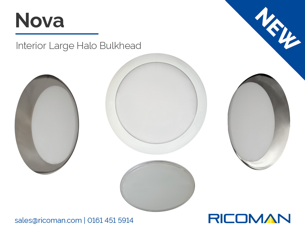 RICOMANLED's tweet image. Meet Nova, our new interior large halo bulkhead 

Get in touch to find out more at 0161 451 5914 or sales@ricoman.com

#ledbulkheads #interiorlighting #stairwelllighting #corridorlighting #yourlightingourpassion #ricoman