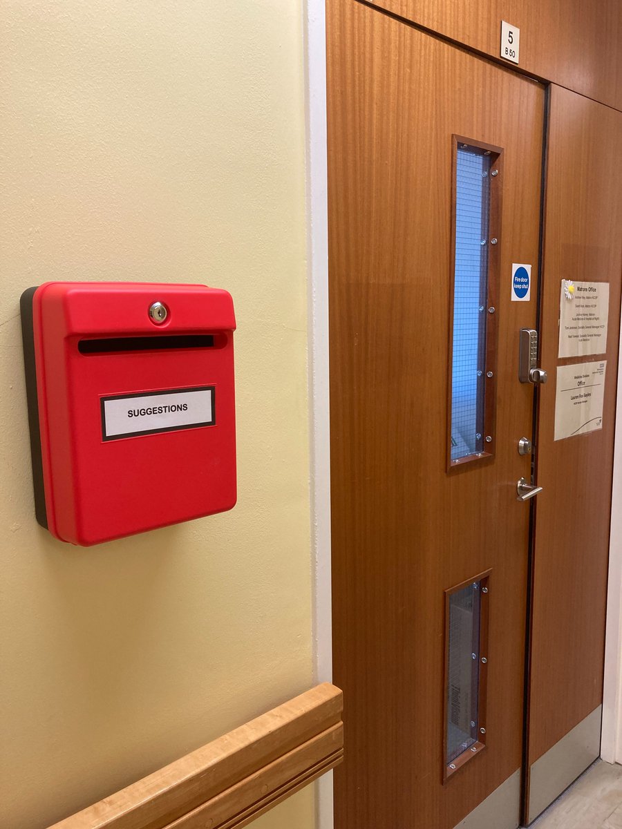 Lauren Fox-Sayles (@lfox93_fox) on Twitter photo Got a great idea or suggestion? We want to hear it! Introducing HCOP's newest addition - Based outside the HCOP SMT office... #getposting #yourfeedbackmatters <a href="/HcopTeam/">TeamHCOP_NUH</a> <a href="/NUHMedicine/">NUH Medicine</a> Got a great idea or suggestion? We want to hear it! Introducing HCOP's newest addition - Based outside the HCOP SMT office... #getposting #yourfeedbackmatters <a href="/HcopTeam/">TeamHCOP_NUH</a> <a href="/NUHMedicine/">NUH Medicine</a>