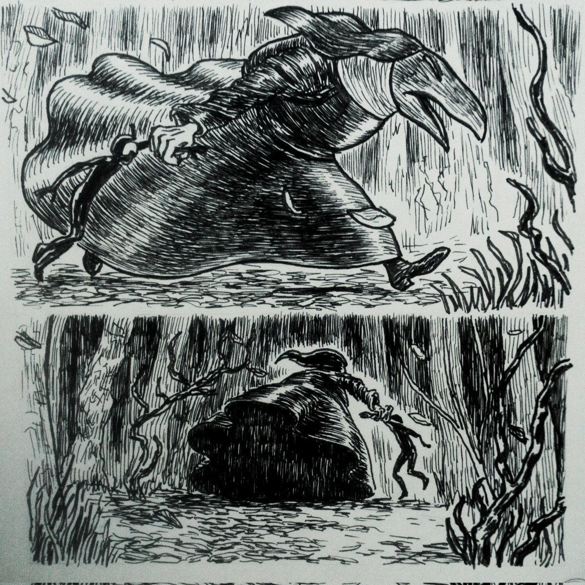 manchado_luis's tweet image. Seguimos en la senda oscura.