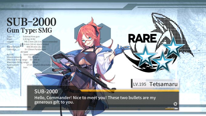 Gun Girl of the Month. Love her design, its too bad she's a login girl. So non-meta #GirlsFrontline https://t<a href="/tag/girlsfrontline"class="tags"><span>#girlsfrontline</span></a>