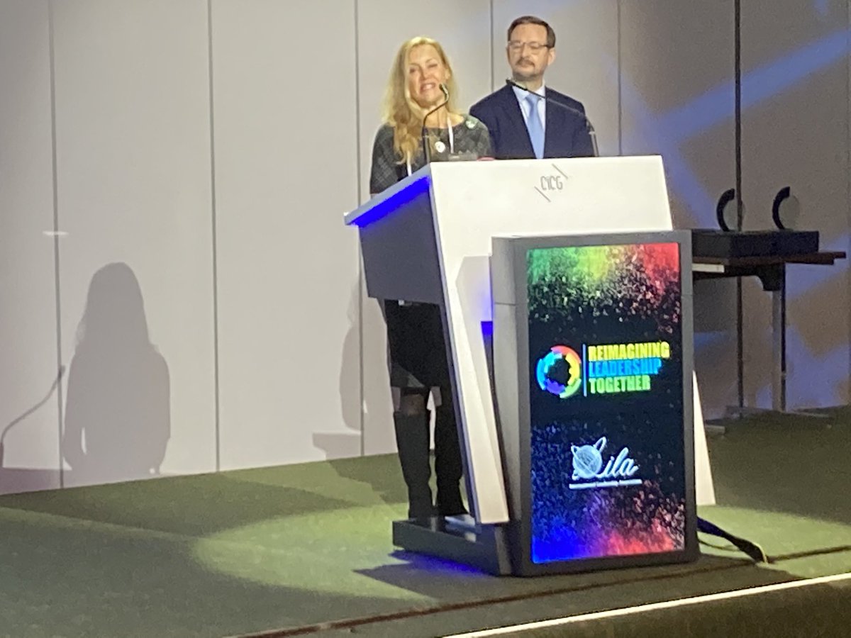 michael_mckay's tweet photo. ⁦@AmandaEllisGEM⁩ &amp; ⁦@ThGreminger⁩ open the ⁦@The_ILA⁩ Conference in #Geneva this morning. @wrs #themckayinterview ⁦@CynthiaCherrey⁩ ⁦@Profhardy⁩ https://t.co/2zQ2RUsTHM