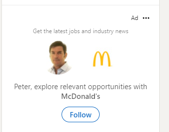 Oakeslaw's tweet photo. Growing up in 🇦🇺 studying law, my mates in #STEM disciplines said lawyers will end up working in McDonalds serving fries to science/engineering graduates. Looks like a few of those guys are working for #LinkedIn now, writing algorithms targeting us lawyers! #wantfrieswiththat? https://t.co/vknkMlZtJN