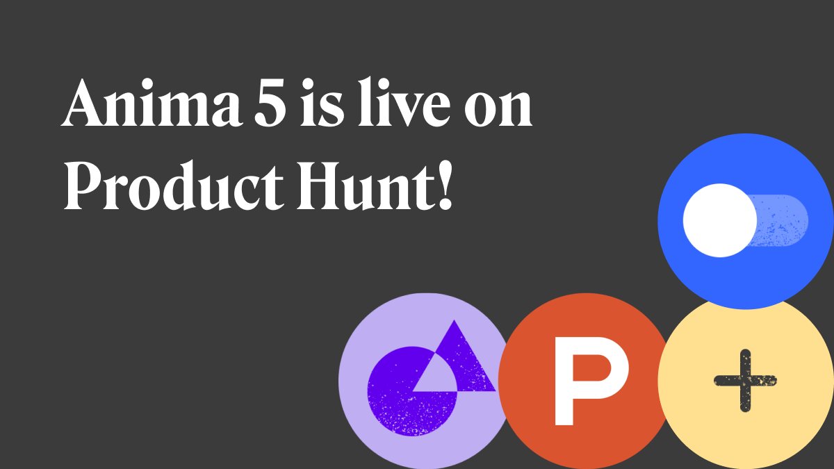 AnimaApp's tweet photo. Weβre live on Product Hunt!! π€©
Check out our PH launch, give Anima 5 a try and let us know what you think. Weβd love your feedback.
πhttps://t.co/usfNBKrWyQ
#animaapp #producthunt #productlaunch https://t.co/oZO3aowOfC