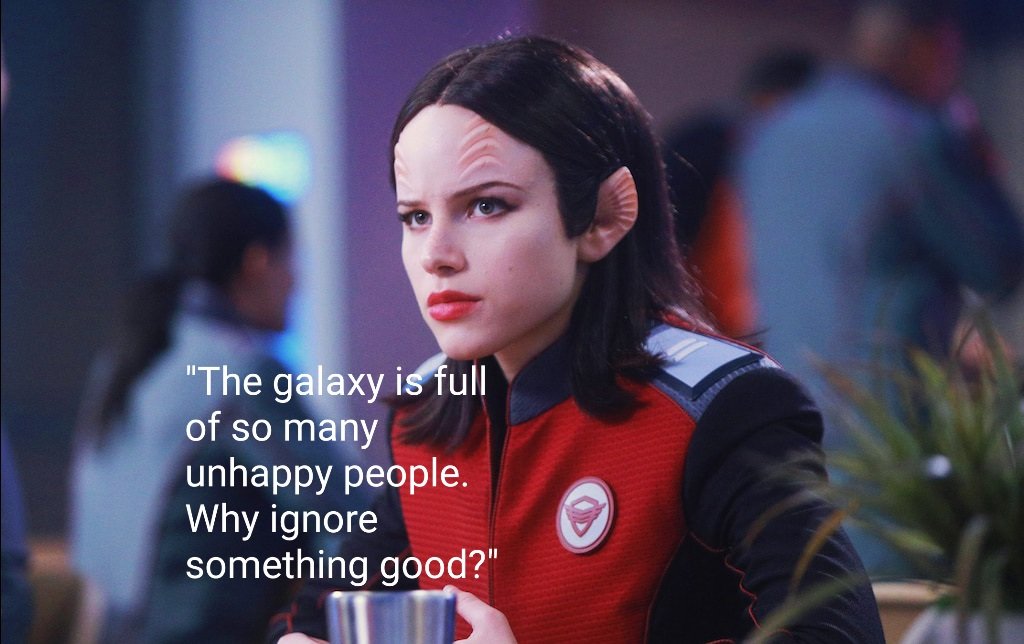 TCTurner86's tweet photo. I cannot recommend this series enough. All the feels!
#TheOrville #AlaraKitan #HalstonSage @halstonsage #EdMercer #SethMacfarlane @SethMacFarlane #PlanetaryUnion #HappyArborDay #JarofPickles https://t.co/g4K49QHcoB