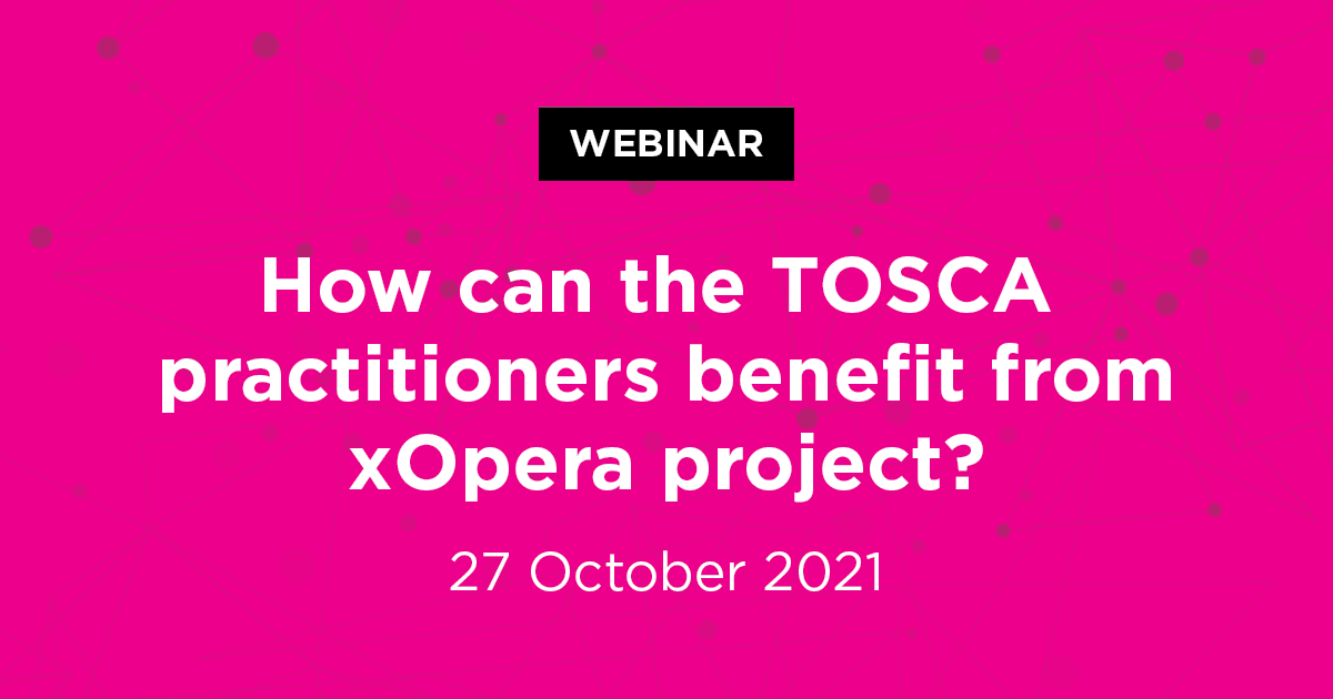 xlab_si's tweet photo. Technology improves lives, but due to the increasing complexity of applications, we need special tools to tame them. And that’s where #xOpera comes into play 😉
Learn how #xOpera project addresses this need & benefits #TOSCA practitioners 👉 https://t.co/aI8GECACUQ https://t.co/ZgXtsaHnYU