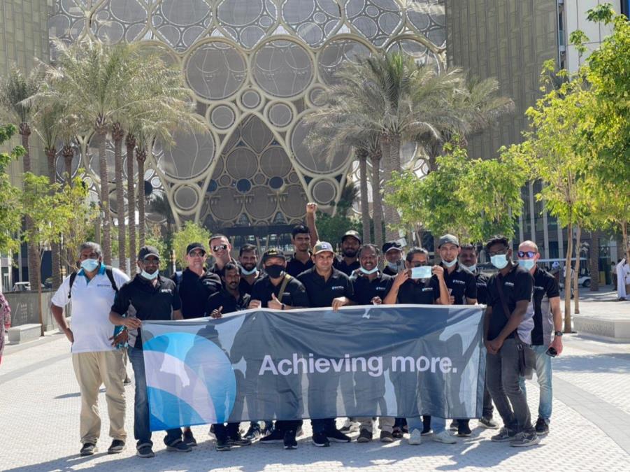Kersten_Bending's tweet photo. Our Middle East team visited EXPO Dubai 2020 yesterday. We were very impressed with the astonishing architecture. Of course we paid extra attention to the buildings that we were privileged to contribute to. 
#expo2020 #architecture #bending #teamplayers   #metal #steel #aluminium https://t.co/XF1H8UtkM7