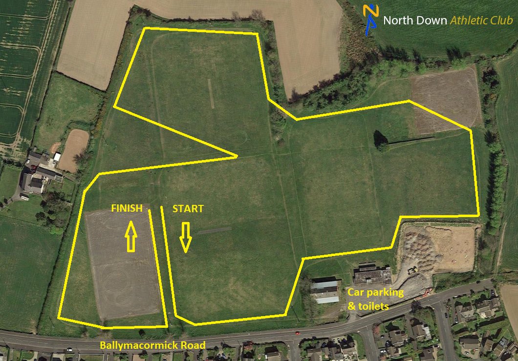 NDAC Festival of XC course map ⬇️

Entries close TOMORROW - no ‘on the day’ entries available

Don’t miss out, enter now - athleticsni.org/Fixtures/North…

Entries for p6/P7 race email events@northdownac.co.uk before 5pm tomorrow