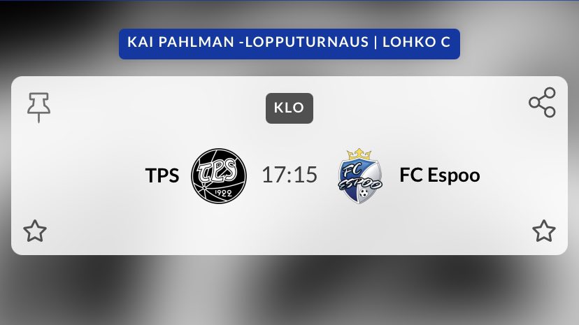 FC Espoo P06 tweet media