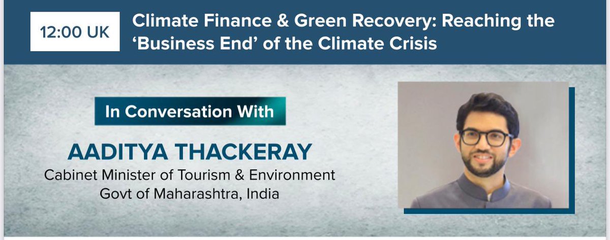 Excited to be digitally addressing the prestigious India Global Forum @IGFupdates taking place in 🇬🇧 today. I will be presenting the on going contribution of Maharashtra in tackling Climate Change

#IGFUK

IST: 4:30 pm
You can watch live at indiaglobalforum.com