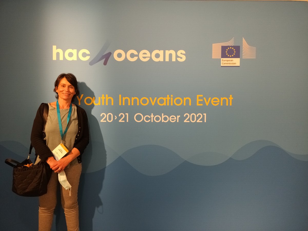 <a href="/CiimarUp/">CIIMAR-UP</a> researcher @Constantmar_I  Irene Martins is present today at the #hack4oceans event taking place in Brussels with the theme "Creating prosperity through sustainable use of the oceans." 🤩

#ciimarevents