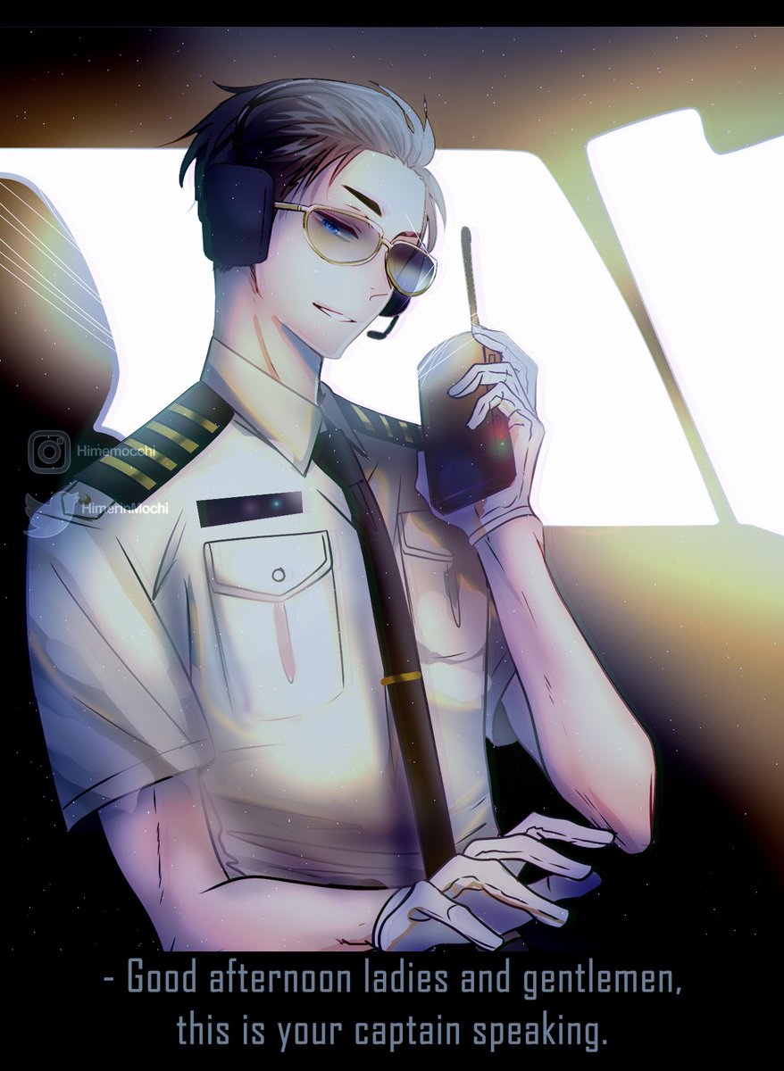 [🕶💴••••••✈]
Imagine that deep, low, baritone voice. Go on. ( ́▽`)hha

 (I simply cannot draw the inside of a plane. My apologies💦)S

#富豪刑事BUL  #神戸大助