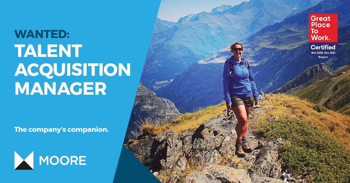 Onze Talent Acquisition Manager Carolien voelt de kriebel om haar passie voor reizen professioneel uit te bouwen. Die ruimte geven we haar graag. Zelf blijft ze deel uitmaken van onze company of companions als recruiter. Interesse in deze droomjob? 
jobs.moore.be/o/talent-acqui…