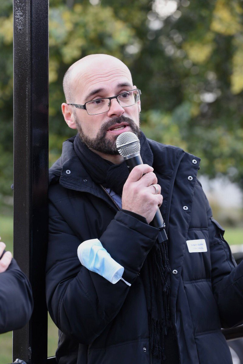 Visite du port Édouard Herriot de Lyon, avec Pascal Richard (CNR) et Gregory Queniat (Lyon Terminal)