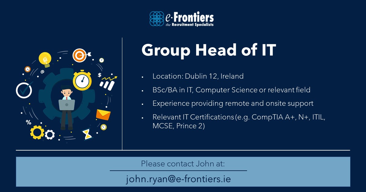 e_frontiers's tweet photo. We are hiring a Head of IT who will oversee our IT support and delivery across the group of companies.
Contact @jryanef or apply through the link:
https://t.co/HtXzM77SBB
#azure #headofit #itjobopportunity #techjobs https://t.co/UBDHlhdW5A