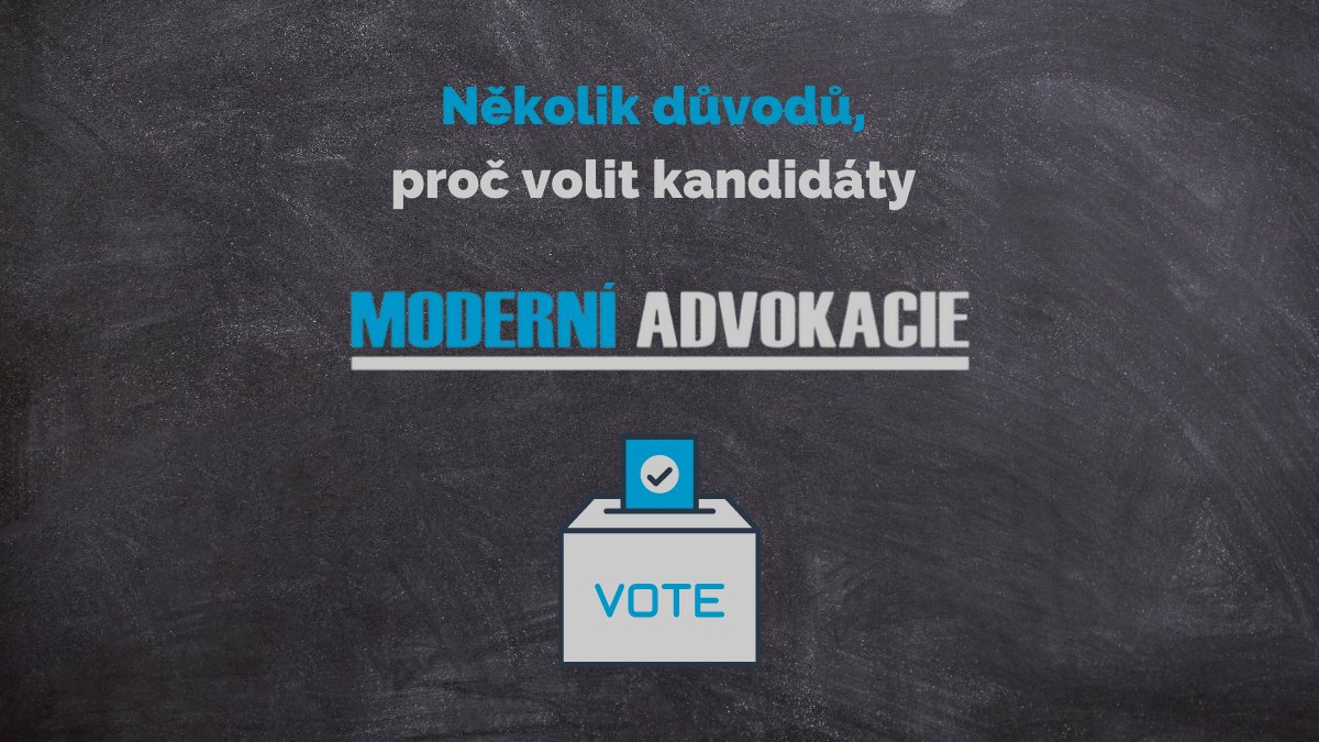 Proč na zítřejším sněmu volit právě Moderní advokacii? 🤔

Máme mnoholeté zkušenosti s advokacií, jejím fungováním a víme, jak má vypadat <a href="/CAK_cz/">ČAK</a>. Máme jasně vytyčené programové cíle a víme, jak jich dosáhnout. ☝🏻

#moderniadvokacie #ČAK #8_Sněm #advokacie