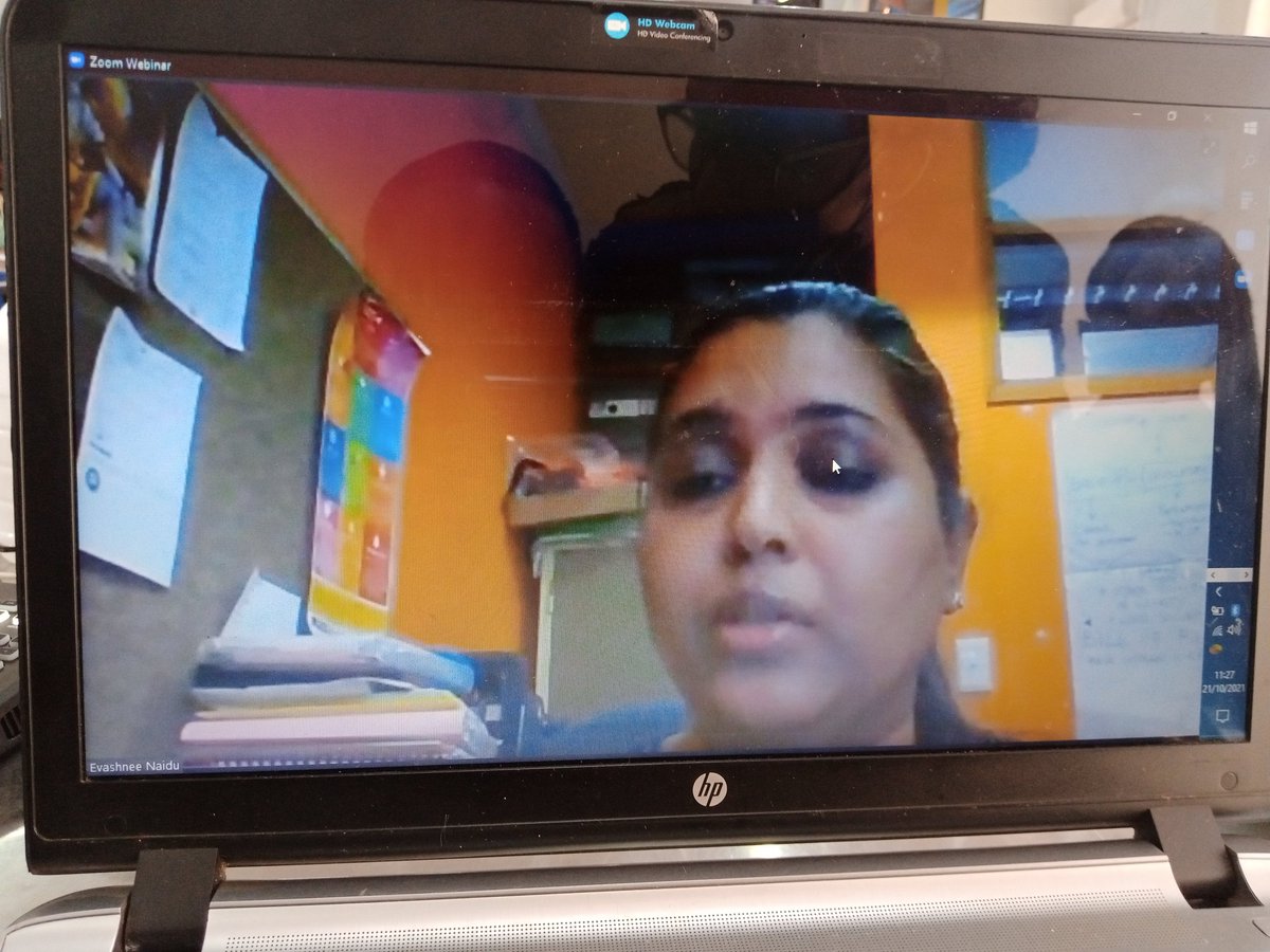 Cenesa3's tweet photo. Now speaking is Evashnee Naidu, the Regional manager Black Sash Trust Kwa-Zulu Natal Regional office, South Africa. 

She's joining us live on zoom from South Africa. #CenesaForHistocon #HistoCon https://t.co/1ybFWOcF0F